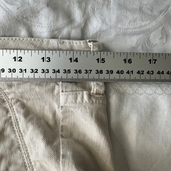Daughters of the Liberation Women's Light Beige Moto Pants Size 26 Ankle Zipper - Picture 10 of 14
